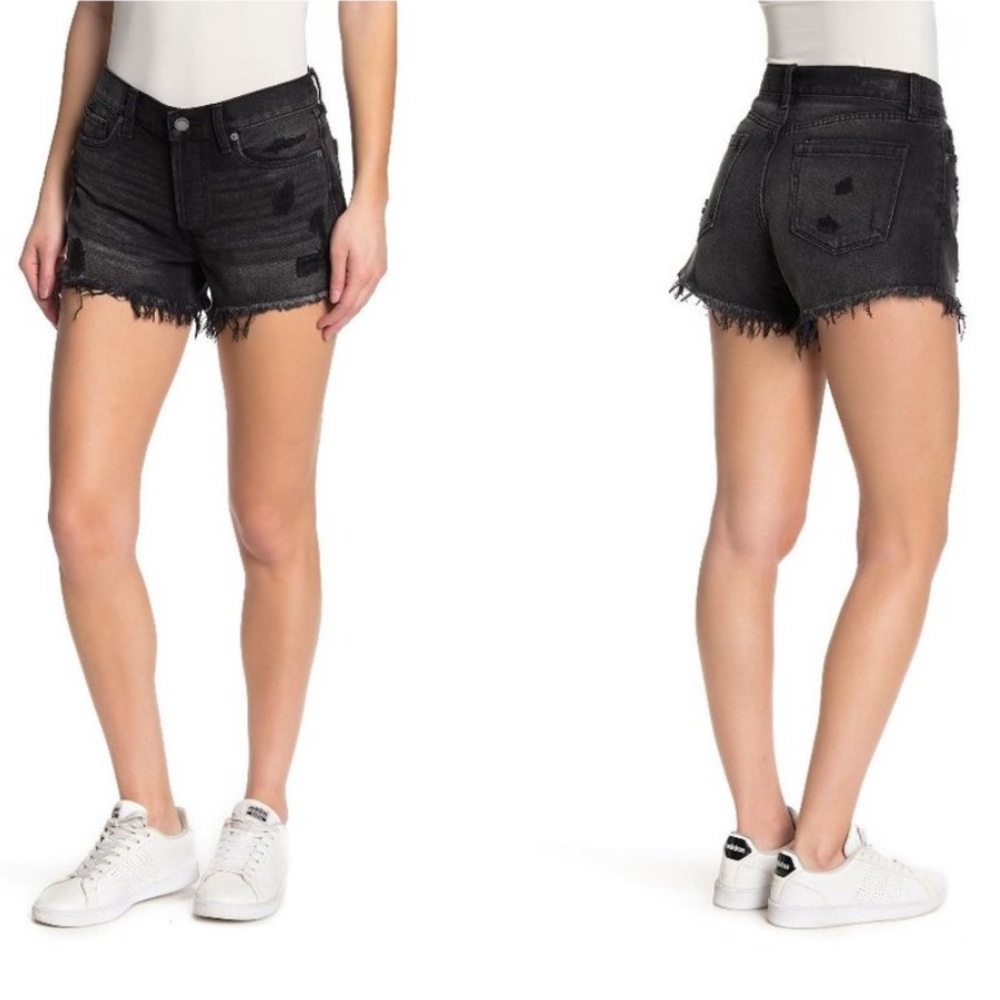 BLANKNYC black faded jean cutoff shorts S-25